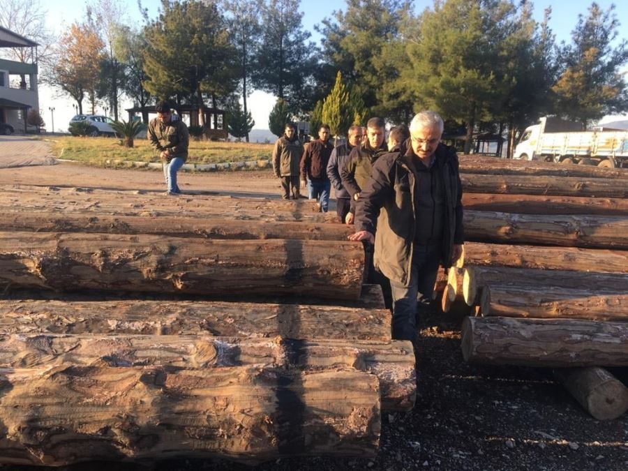 Orman depolarındaki emvaller stokları denetlendi