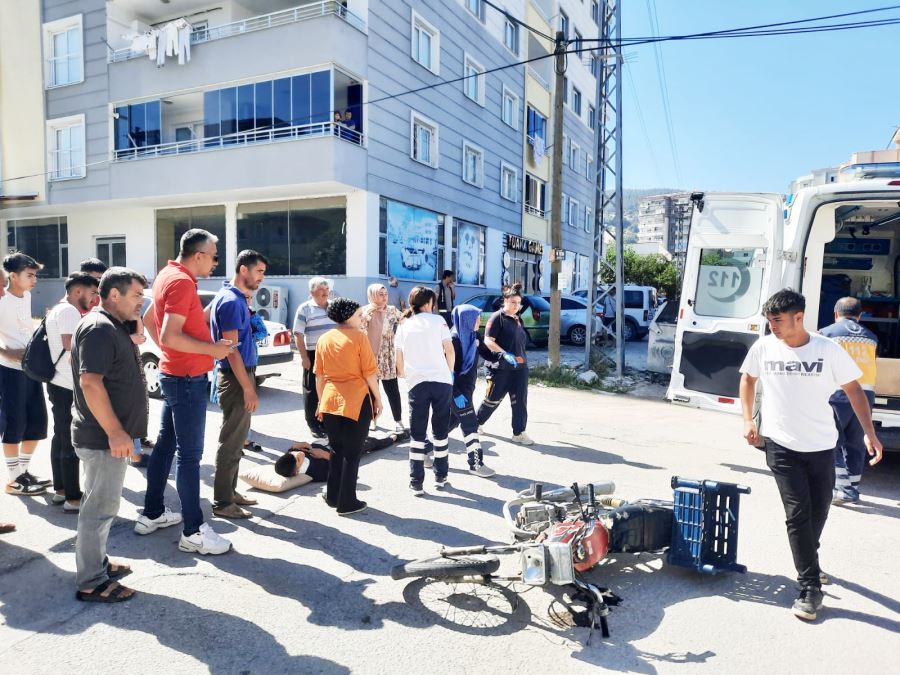 Trafik kazasında 1 kişi yaralandı