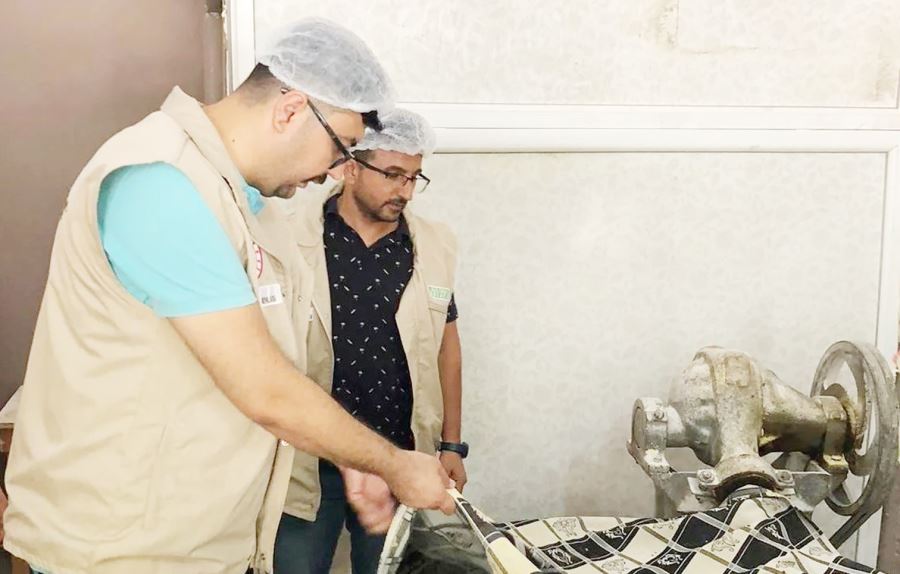 Gıda kontrol ekipleri ilçede denetim yaptı 