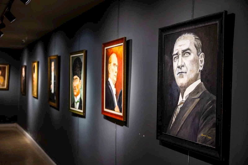 Mersin Büyükşehir Belediyesinden ’Atatürk’ temalı resim sergisi
