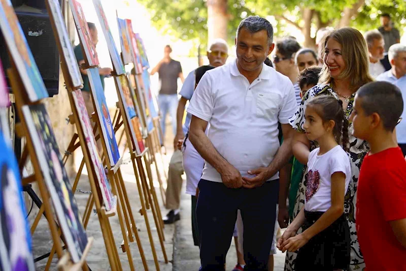 Side Kültür Evi’nde “Çocuk Ressamlar Sergisi” açıldı
