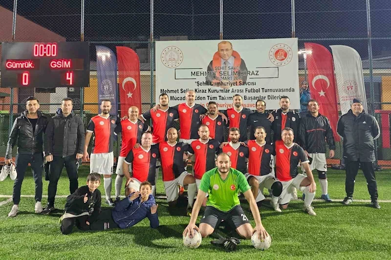 Mehmet Selim Kiraz Kurumlar Arası Futbol Turnuvası başladı
