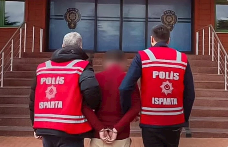 Isparta’da 6 yıl 8 ay hapis cezalı aranan şahıs yakalandı
