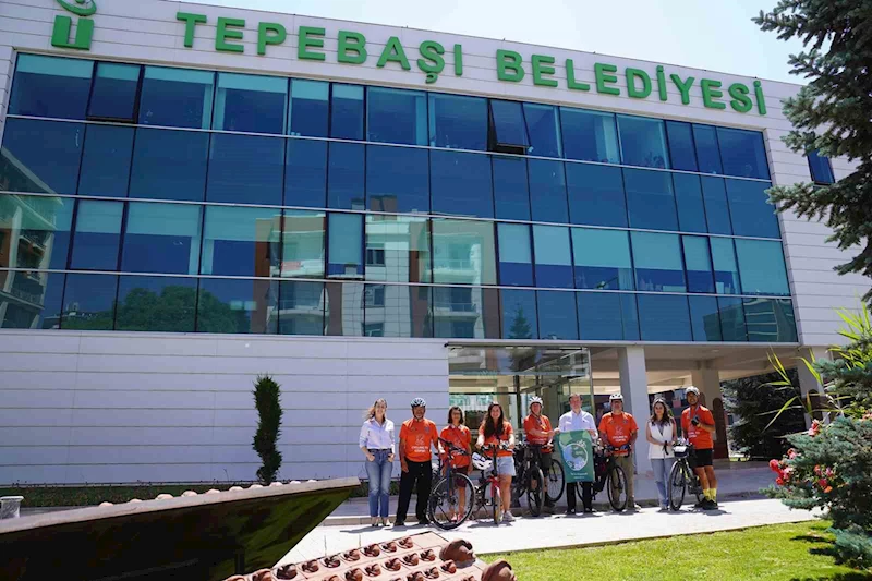 COP30bikeride ekibi Tepebaşı Belediyesi’ni ziyaret etti
