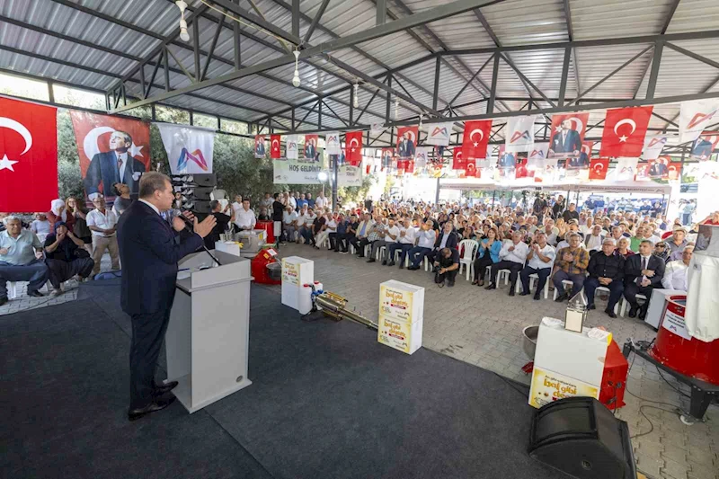 Mersin’de üreticiye ekipman desteği

