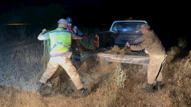 Van’da 1,5 ton inci kefali ele geçirildi
