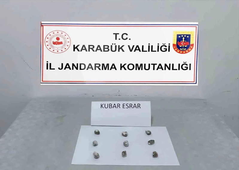Karabük’te kubar esrar ele geçirildi
