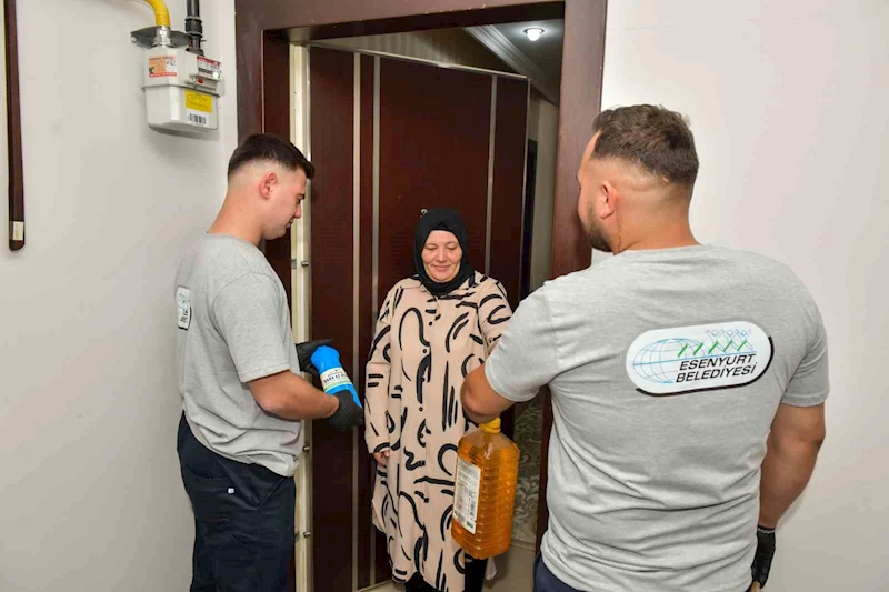 Esenyurt Belediyesi Atık Yağ Toplama Kampanyasını sürdürüyor
