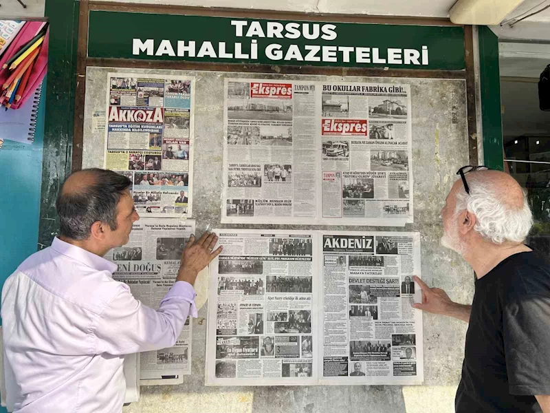 Mersin’de 48 yıllık duvar gazetesi geleneği
