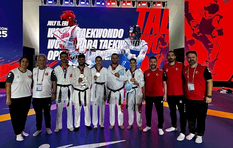 Milli sporculardan 2025 Dünya Para Taekwondo Open Challenge’da 5 madalya
