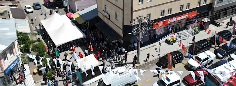 Ucuz ve ekonomik alışverişin adresi halk pazarı dördüncü şubesini sanayide açtı

