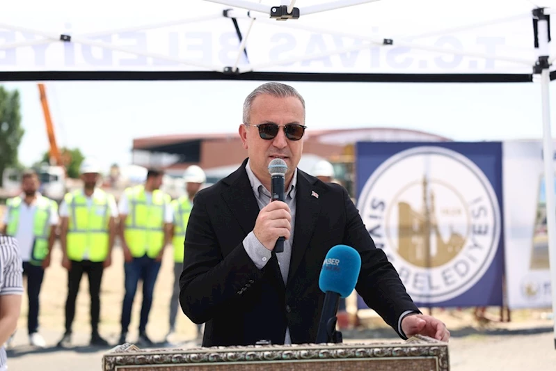 Sivas’ta açık termal havuzlar için ilk beton atıldı
