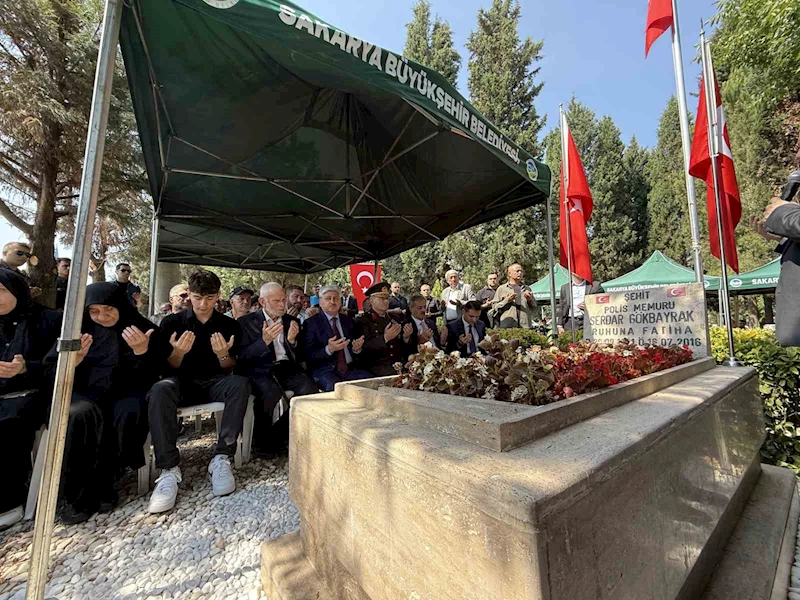 15 Temmuz şehidi, 9’uncu yıl dönümünde mezarı başında anıldı
