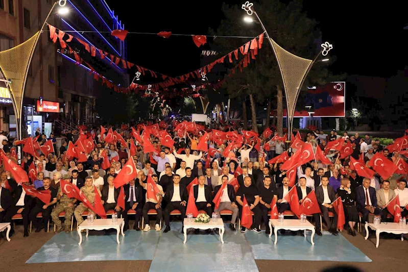 Bingöl’de 15 Temmuz Demokrasi ve Milli Birlik Günü
