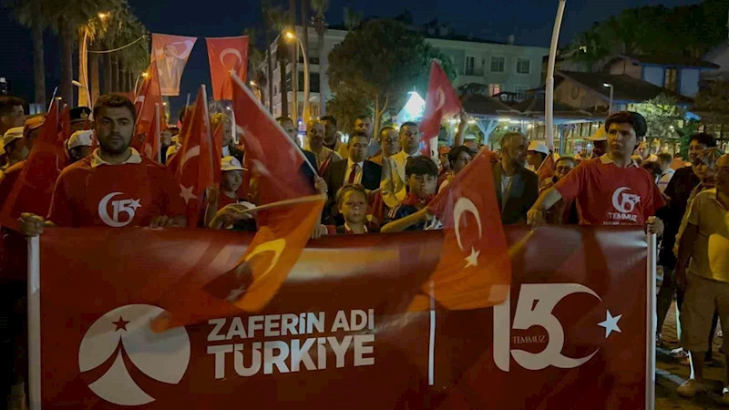 15 Temmuz Marmaris’te çeşitli etkinliklerle anıldı
