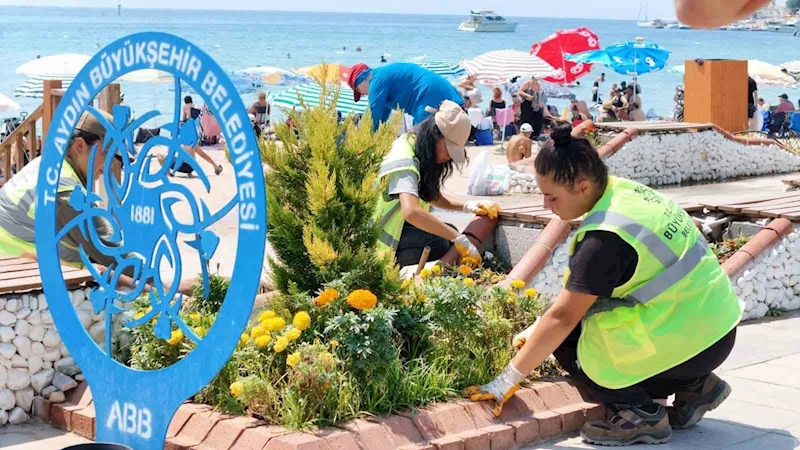 Büyükşehir’den Didim’de peyzaj ve temizlik çalışması
