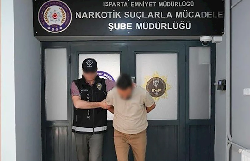 Isparta’da uyuşturucu operasyonunda 1 kişi tutuklandı
