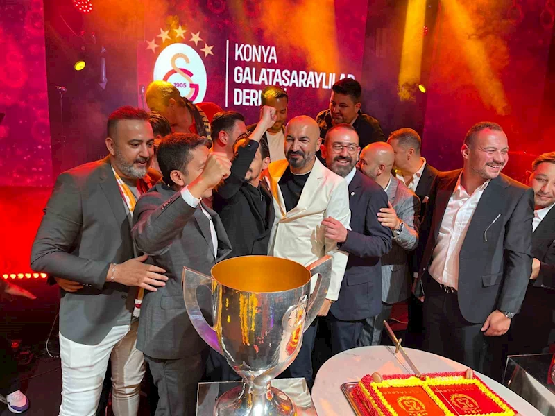 Galatasaray’ın 25. şampiyonluğu Konya’da kutlandı

