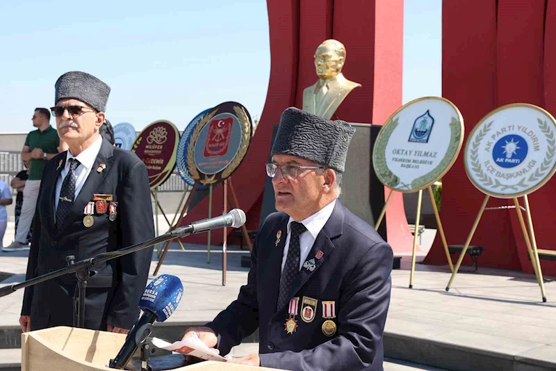 Bursa’da Kıbrıs Barış Harekâtı’nın 51. yıl dönümü töreni
