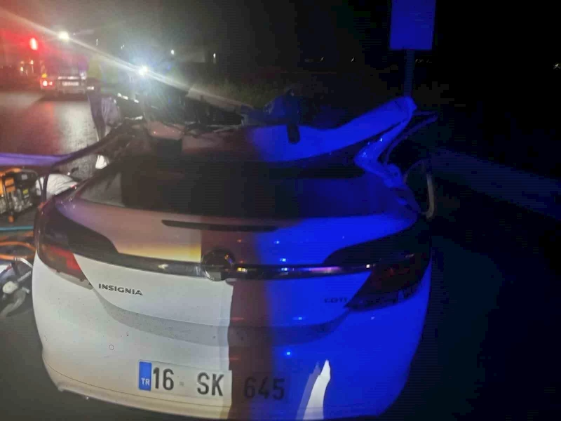 Bursa’da feci kazada polis ve ailesi hayatını kaybetti
