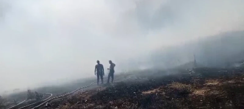 Yozgat’ta anız yangını paniğe neden oldu
