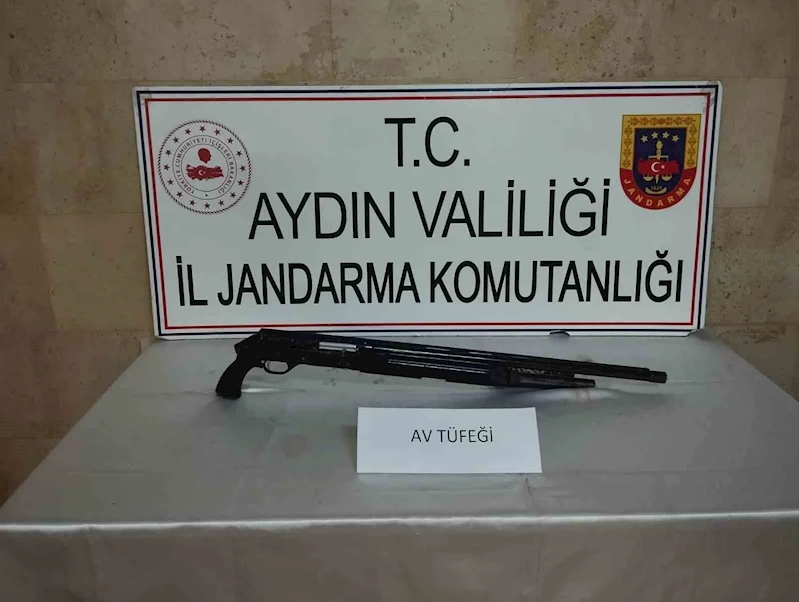 Germencik’te ruhsatsız av tüfeği ele geçirildi
