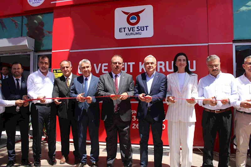 Aydın’ın ilk Et ve Süt Kurumu Mağazası İncirliova’da hizmete girdi
