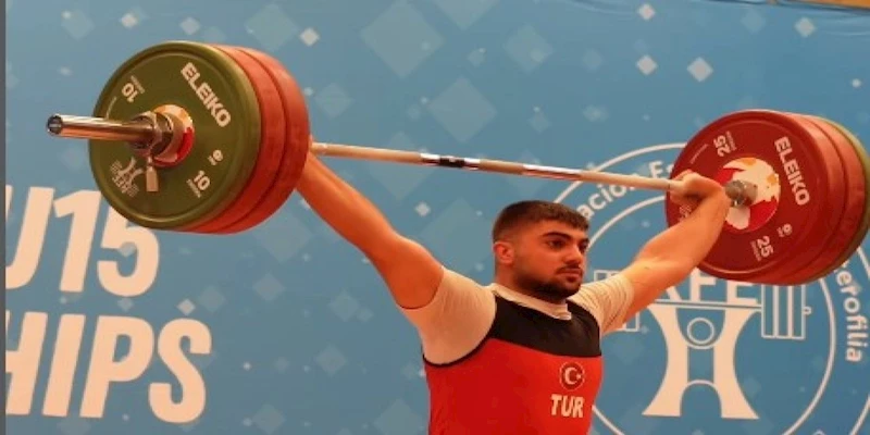Şırnaklı halterci Sefkan Sümen’den Avrupa rekoru ve 3 madalya
