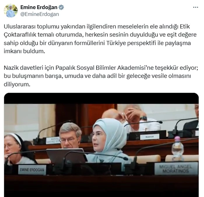 Emine Erdoğan’dan 
