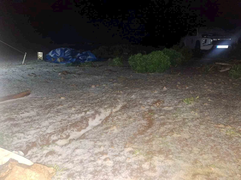 Tunceli’de temmuz ayında kar ve dolu sürprizi
