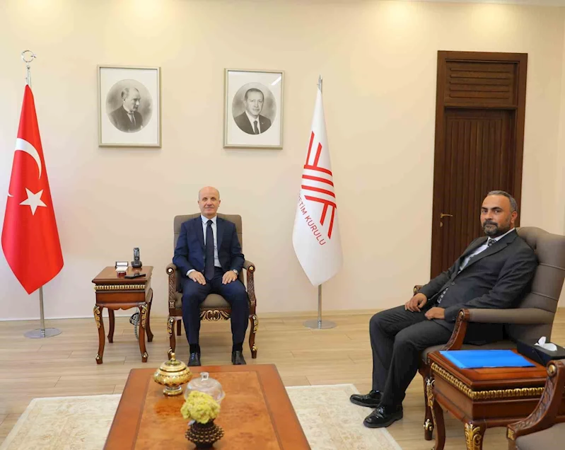 Rektör Akkaya’dan YÖK Başkanına ziyaret
