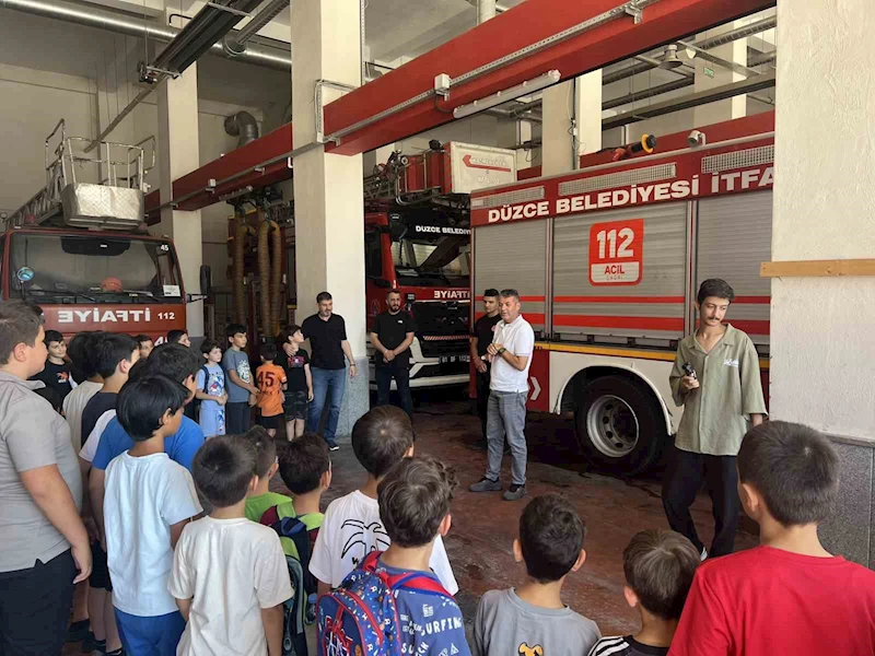 Yangına karşı bilinçli nesiller yetişiyor
