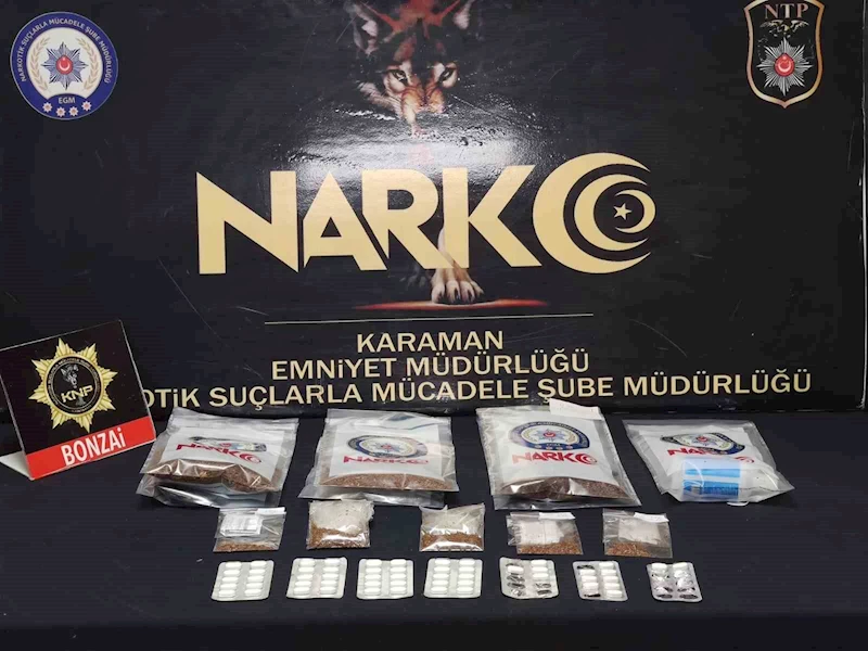 Karaman’da uyuşturucu ele geçirilirken, 10 kişi tutuklandı

