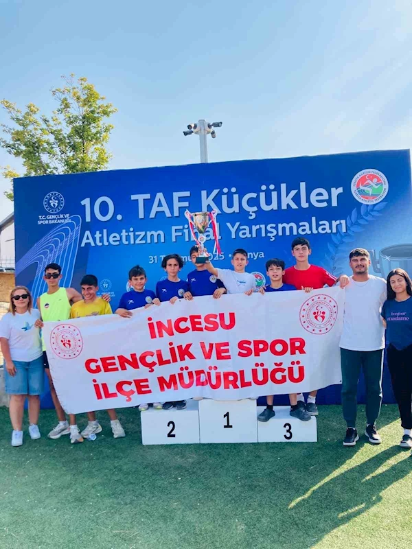 İncesu İlçe Erkek Karması Türkiye Şampiyonu oldu
