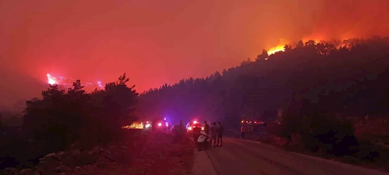 Mersin’deki orman yangınına müdahale sürüyor

