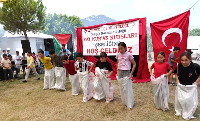 Anamur’da Yaz Kur’an Kursları şenlikle sona erdi
