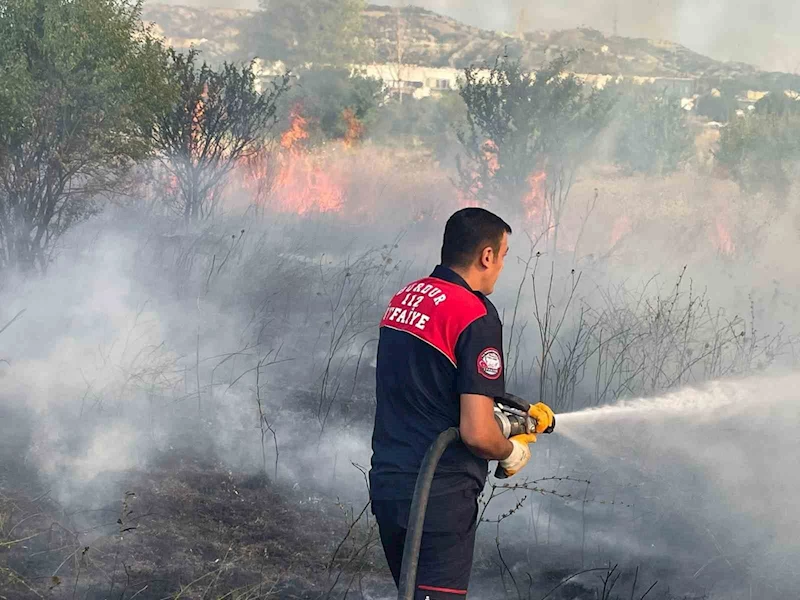 Burdur’da arazi yangınında 50 dönüm alan zarar gördü
