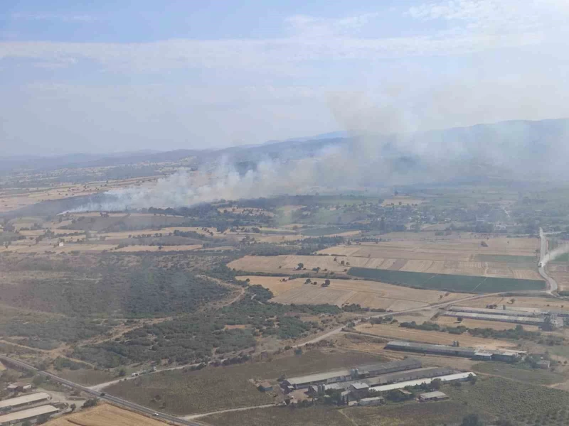 Çanakkale’de tarım arazisindeki yangın kontrol altına alındı
