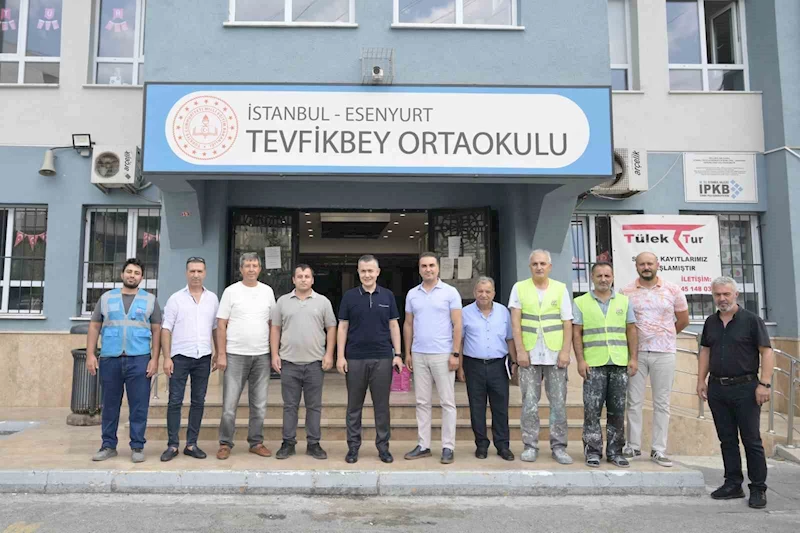Başkan Vekili Can Aksoy’dan okullarda yapılan çalışmalara inceleme

