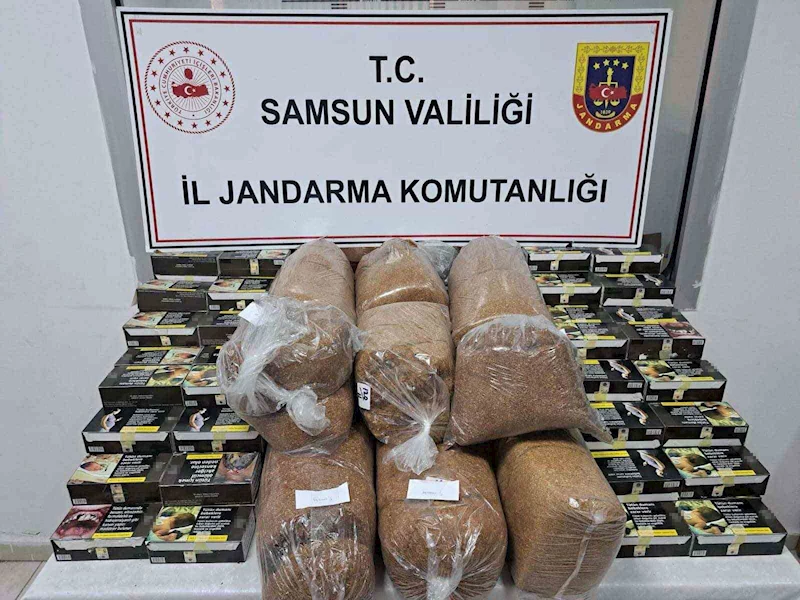Jandarma 25 bin 600 kaçak makaron ele geçirdi
