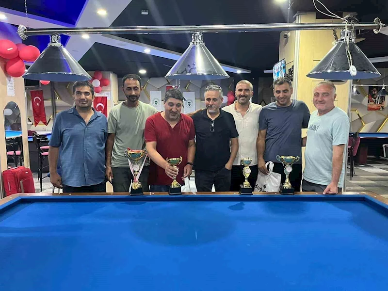 Yozgat’ta bilardo turnuvası büyük ilgi gördü
