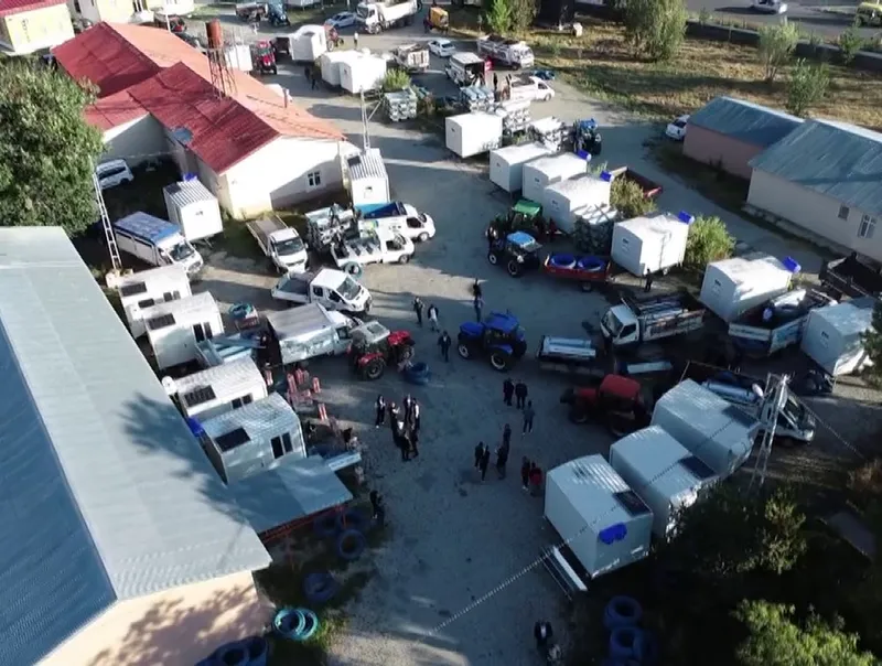 Hayvancılığın gelişmesi için çobanlara seyyar ev
