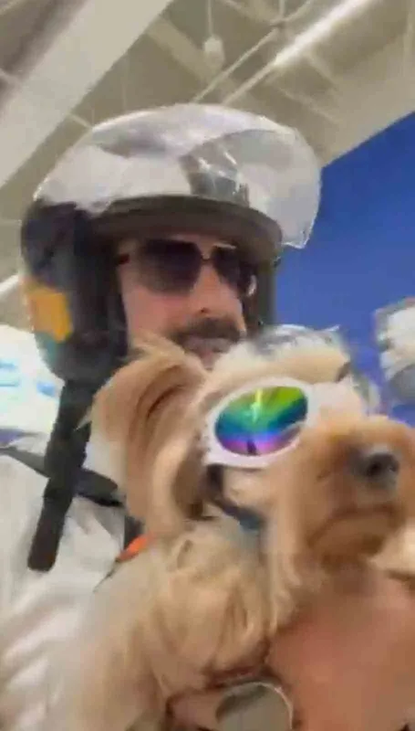 Köpeği ile markete alınmayan vatandaş isyan etti
