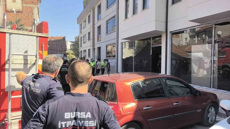 İnegöl’de korkutan yangın
