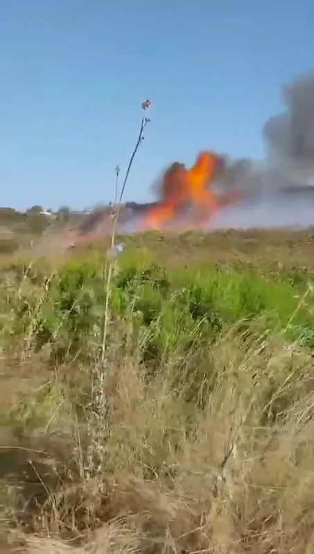 Bursa’da çalılık alanda yangın
