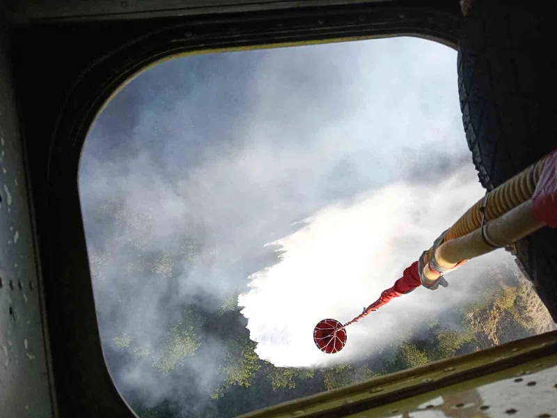 Karabük’te orman yangını
