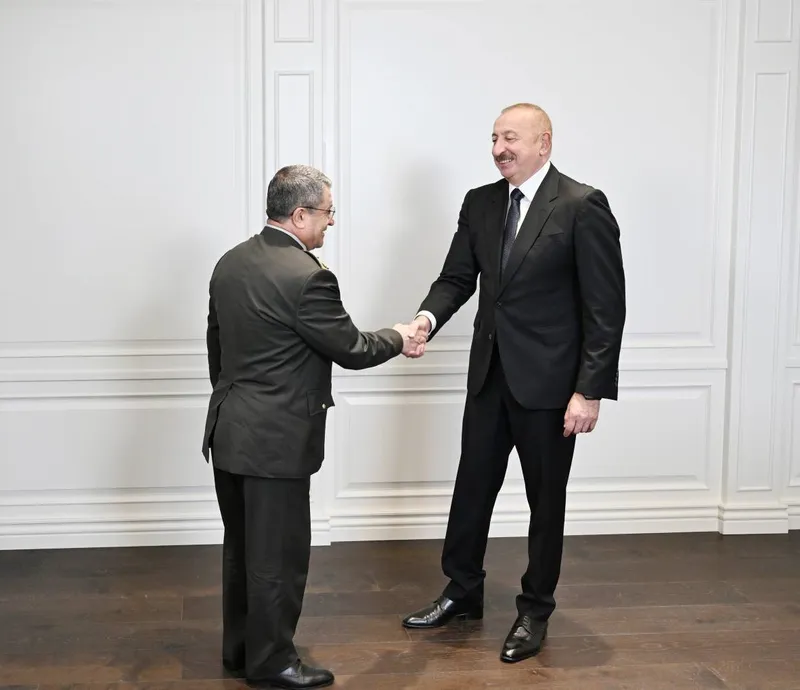 Azerbaycan Cumhurbaşkanı Aliyev, Genelkurmay Başkanı Bayraktaroğlu’nu kabul etti
