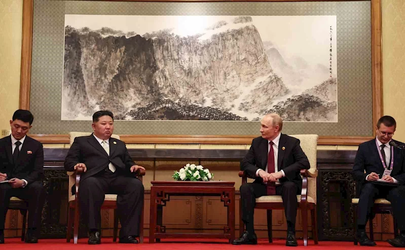 Rusya Devlet Başkanı Putin, Kuzey Kore lideri Kim ile bir araya geldi
