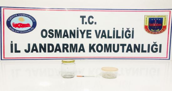 Gri renk civa maddesi ele geçirildi