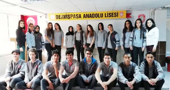 Dervişpaşa Lisesi öğrencileri projeyi tamamladı